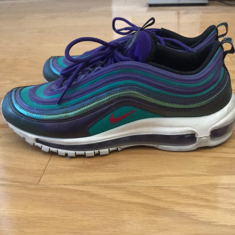 Nike AirMax 97 Purple/Green/Iridescent